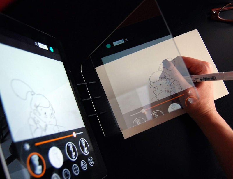 Etchr Mirror - Optical Tracing and Drawing Projector - Drawing Board Can Reflect On All Surfaces - Use with Tablets and Smartphones - Art Tool for Adults and Kids - Image 3